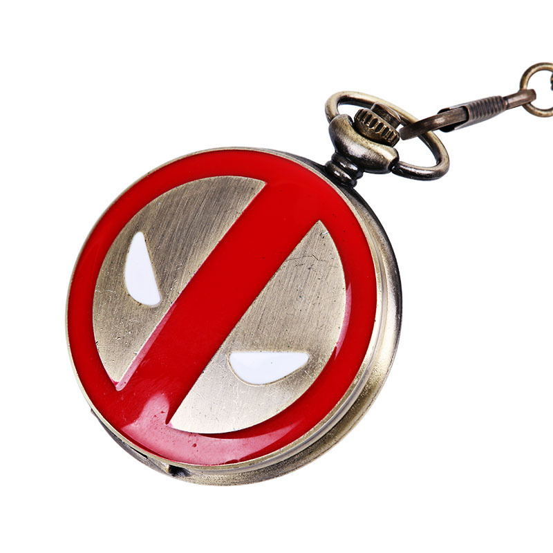 Large thick chain bronze red pocket watch bronze White black pocket watch manufacturers wholesale 301