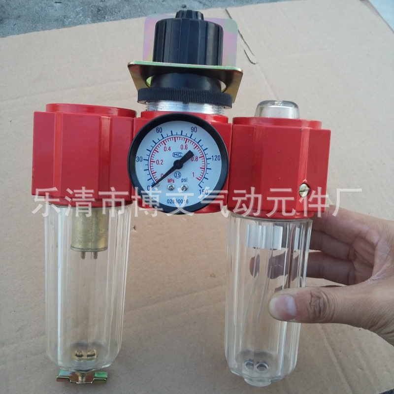 QFLJWA-L15 气源处理三联体 过滤减压油水分离 4分1/2