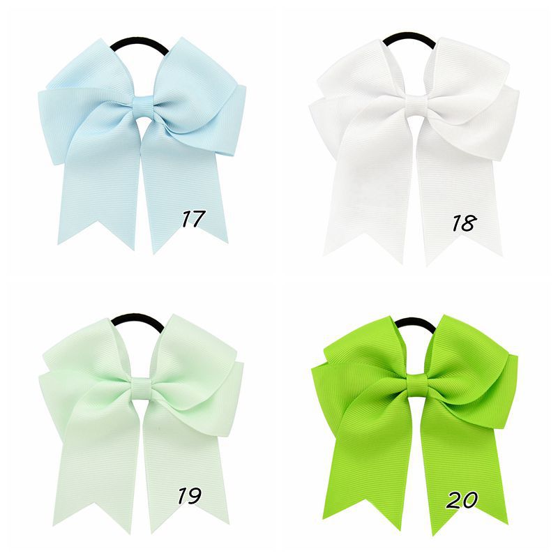 Fashion Jewelry Ribbed Ribbon Fishtail Bow Hair Tie Children's Headdress Wholesale display picture 5