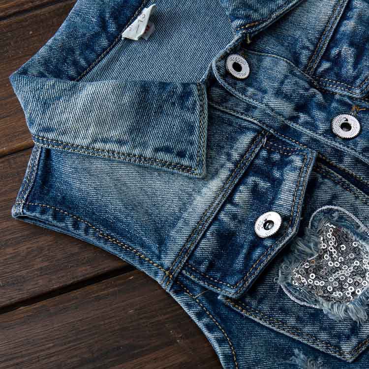 Gilet fille en toile - Ref 2071629 Image 11