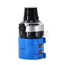 多圈绕线电位器3590S-2-104L 100K欧姆 可调电阻配带锁刻度盘旋钮