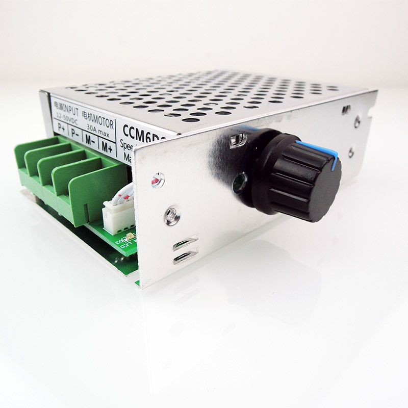 大电流12V 24V 36V 48V 50V 30A 直流电机调速器 金属外壳电机控