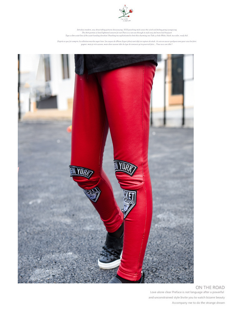 Pantalon fille en cuir - Ref 2062127 Image 34