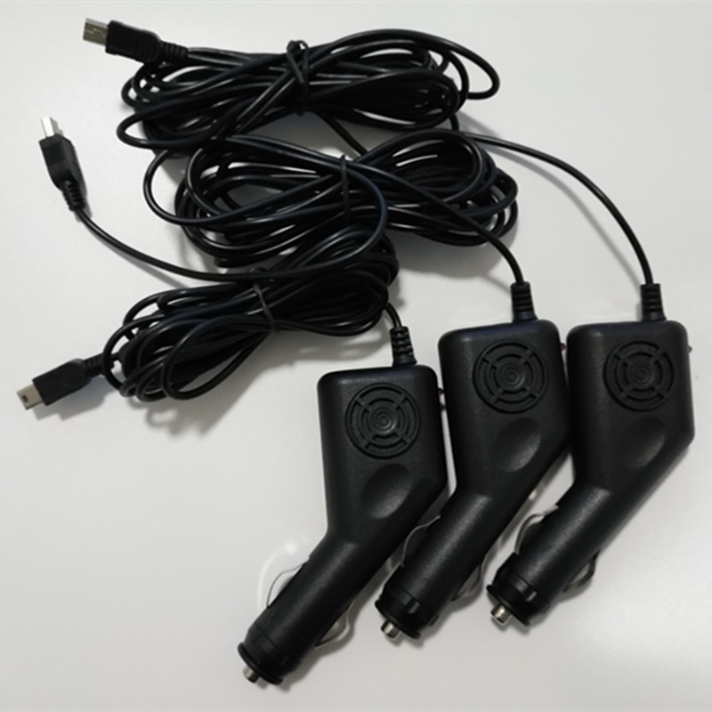 記錄儀導航儀車載充電器 miniUSB 5V輸出車充低價批發點煙器車充