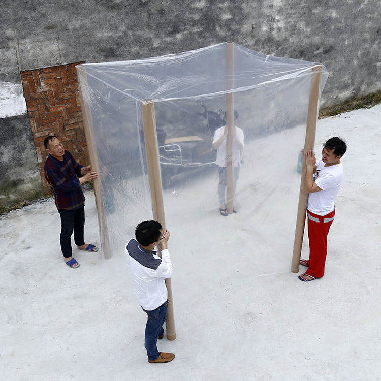 厂家批发四方袋PP透明立体包装塑料袋胶印防灰印刷logo可回收密封