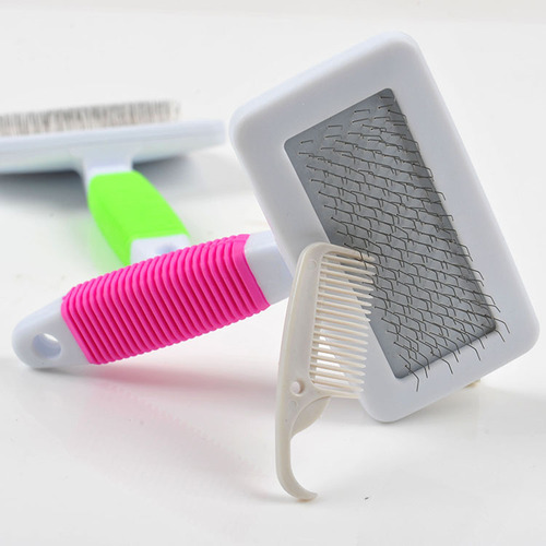 Pet comb to remove floating hair, dog hair brush, cat and dog grooming stainless steel needle comb, pet cleaning supplies wholesale
