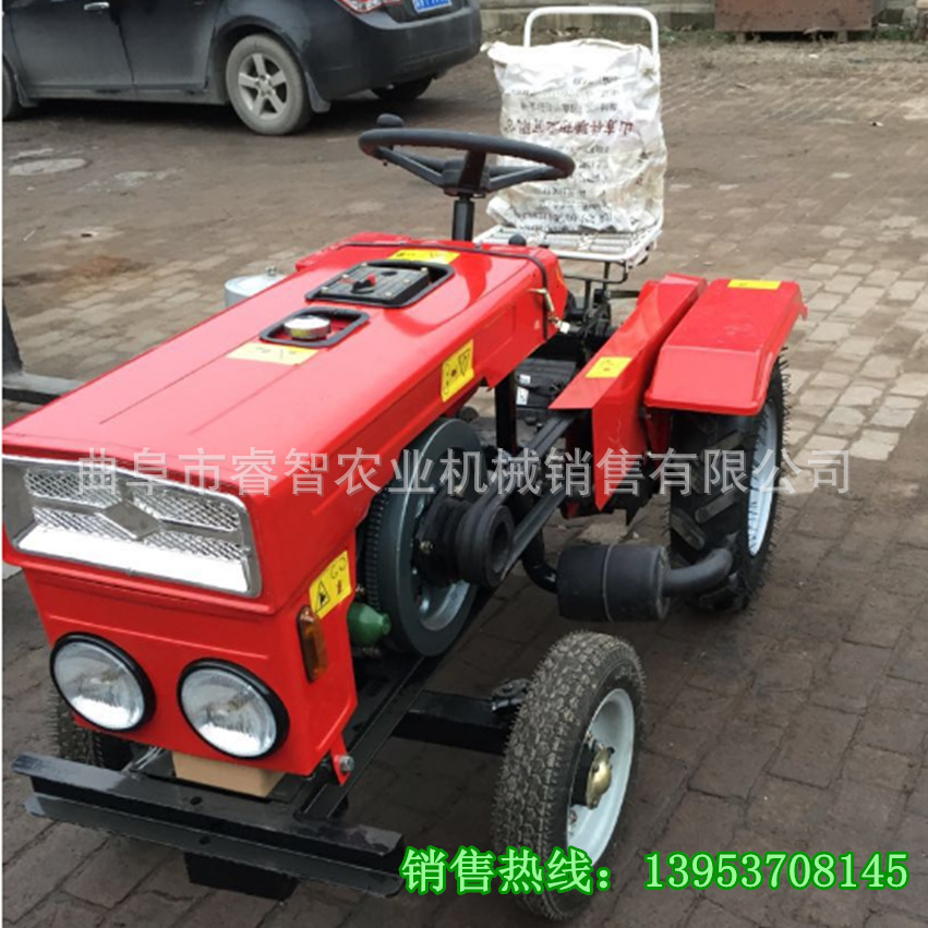 实时报价低矮四轮拖拉机旋耕机