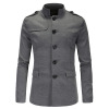 New Amazon Mens suit collar tunic suit jacket casual spot