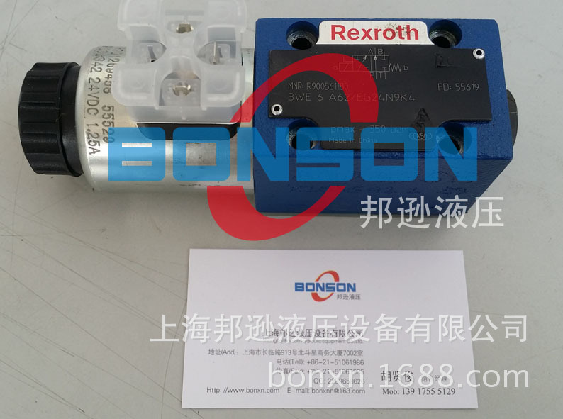 REXROTH，R900561180 3WE6A62/EG24N9K4，3WE6A6X/EG24N9K4