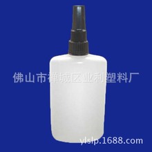 供应250mL扁形 尖嘴瓶 胶水瓶 塑料瓶E-008
