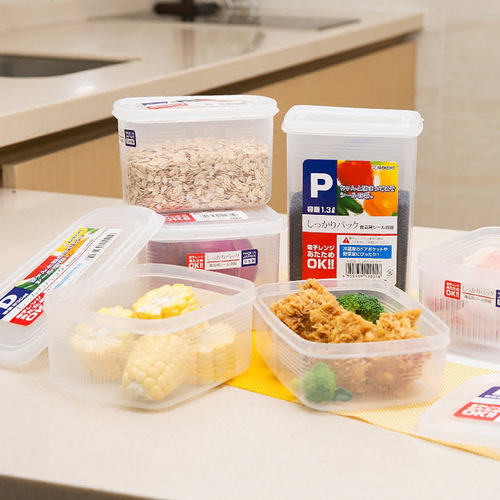 Japan imported crisper set refrigerator special seafood frozen storage box fruit and vegetable refrigerated sealed box