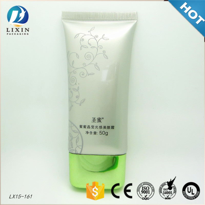 50ml厂家直销高质量BB霜防晒霜扁管五层全塑铝塑复合管来稿定制