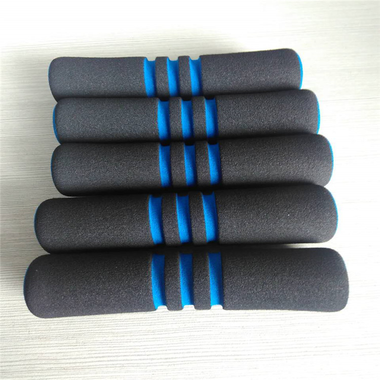 东莞捷昕NBR海绵护套 跳绳把套 单色磨面手把套