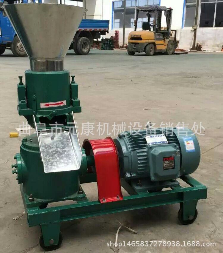 供应玉米秸秆饲料颗粒机 环模颗粒制作机简单方便
