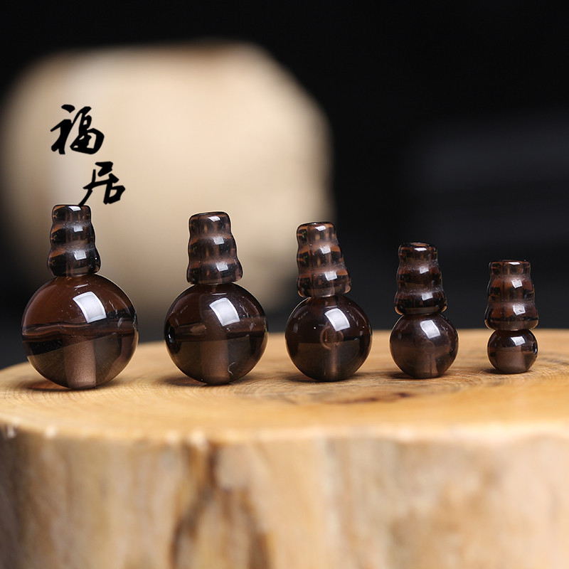 Crystal tea crystal round beads tee Buddha head DIY Buddha beads bracelet accessories factory direct sales
