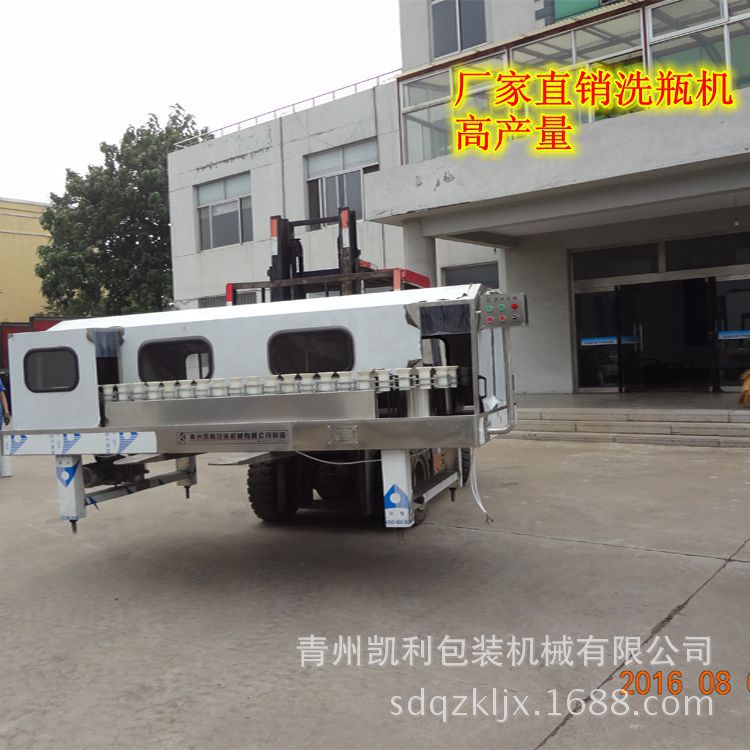 供应半自动六轮单列冲瓶机  玻璃瓶、酒瓶冲瓶机 率