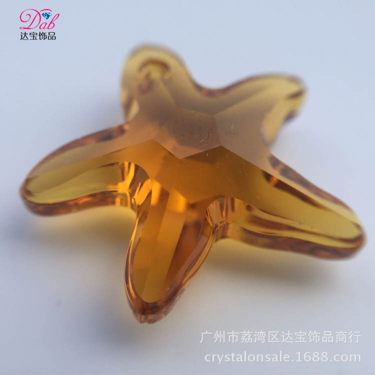 Austrian Diamond 6721 Starfish Pendant 16/20/28/40mm Necklace Pendant Handmade Crystal Accessories