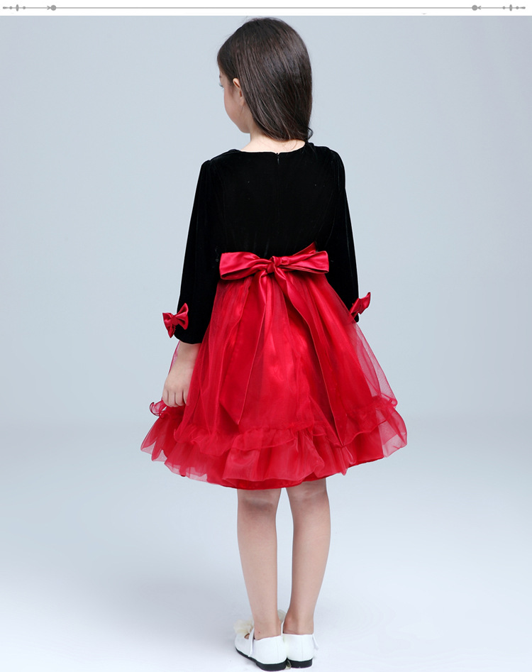 Robes pour fille en velours côtelé - Ref 2046748 Image 15