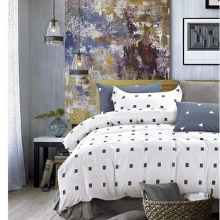 床品面料全棉宽幅活性印花纯棉卡通布料家纺面