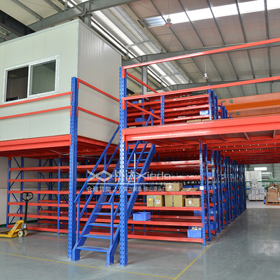 【定制】協達閣樓式貨架廠兩層閣樓鋼結構倉儲倉庫三層隔層貨架