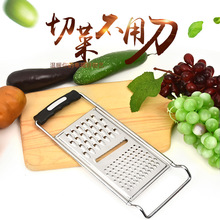 大号不锈钢刨丝器 带手柄土豆擦丝器多用多功能切菜器家用切丝器