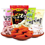 韩国进口零食批发 九日打糕条辣味炒年糕条膨化休闲食品110g