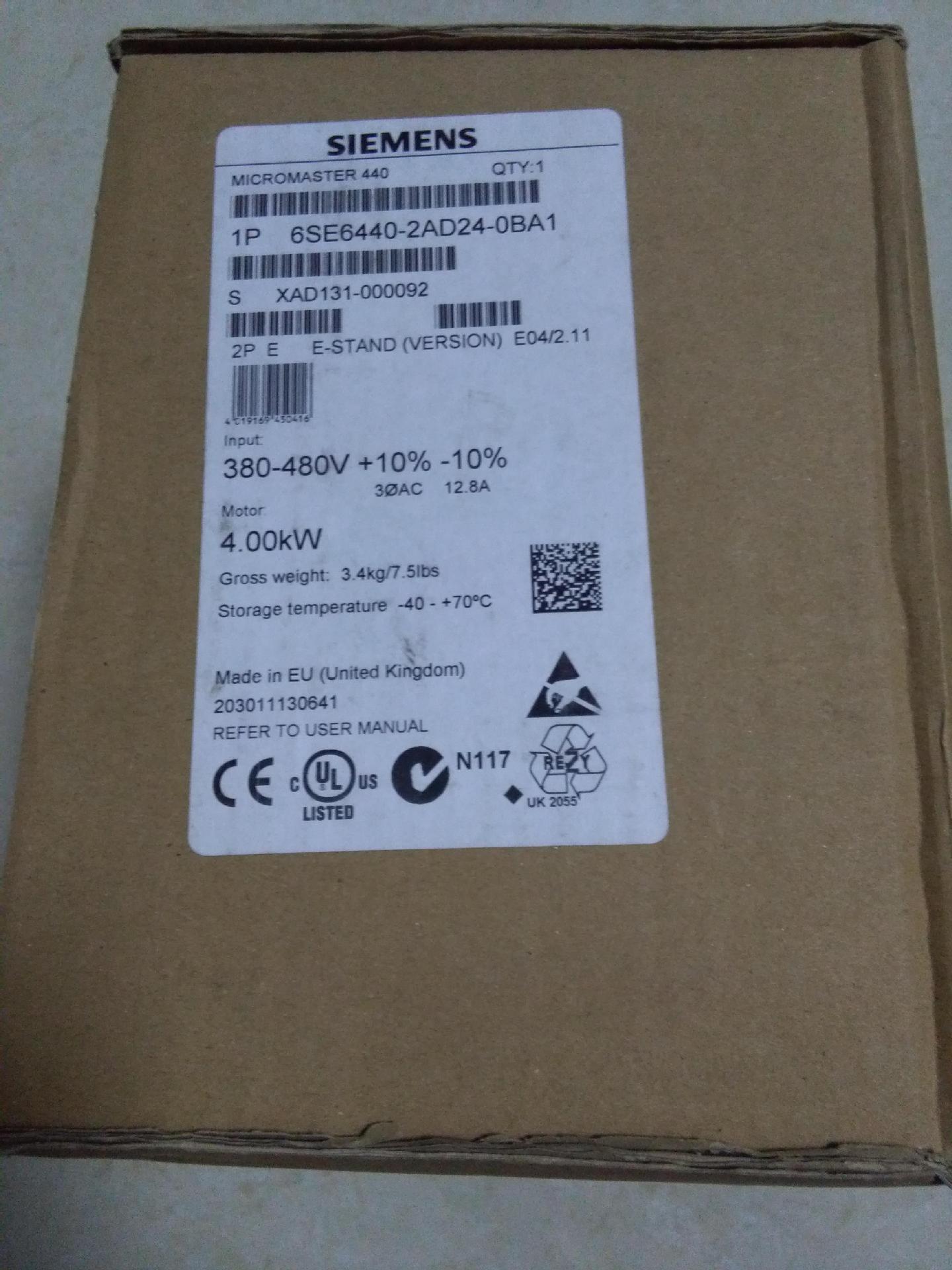 ԭװM440Ƶ 6SE6 440-2AD24-0BA1 380V 4KW ˲