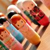 Japanese doll, cartoon cute moisturizing universal lip balm, fruit lip gloss, wholesale