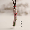 Ceramics, jewelry, ethnic necklace, accessory, whistle, ethnic style