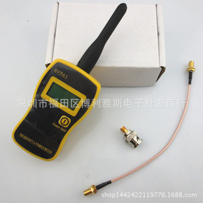Portable New Handheld Frequency Meter Power Measurement Instrument Walkie Talkie Frequency Meter GY561 Send Test Line