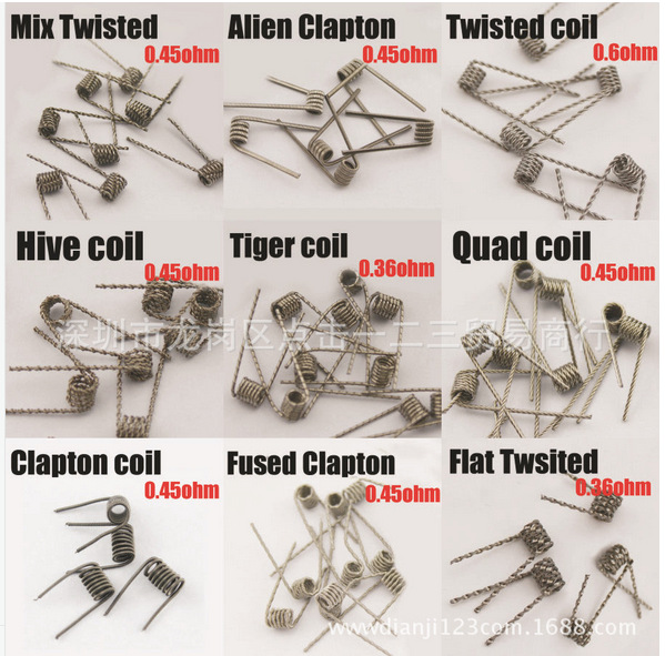 花式发热丝，Flat twisted/Mix twisted/ 发热丝成品