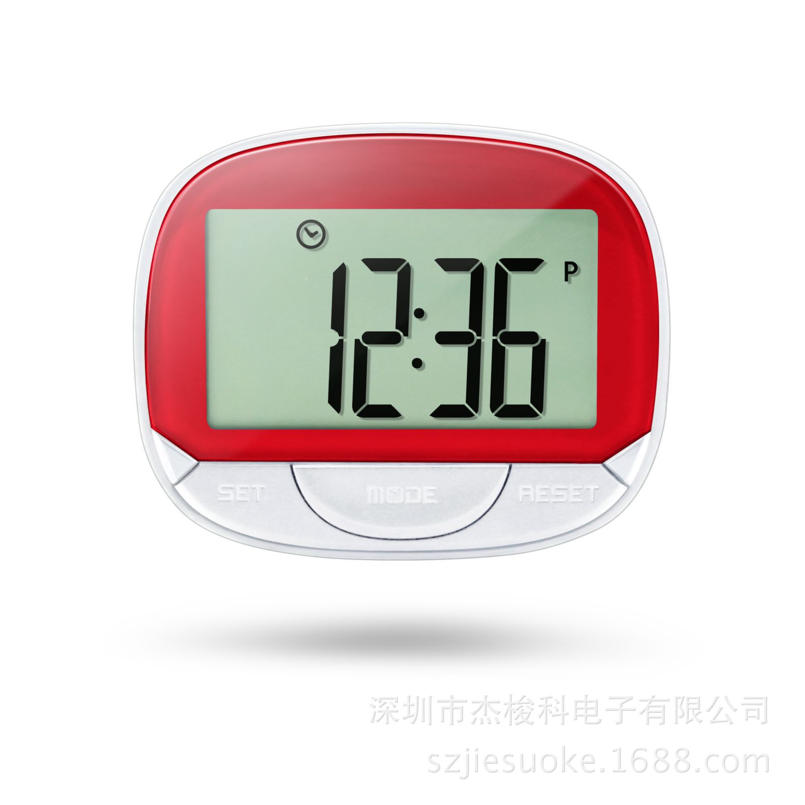 批发计步器 多功能 闹钟 大屏 多色选择