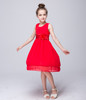 Girls dress a fashion on behalf of Europe sleeveless Chiffon Sweet Princess Dress