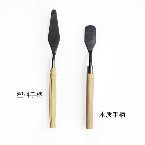 Gouache paint scraper flat head scraper pointed paint palette knife art gouache paint spatula painting pick knife