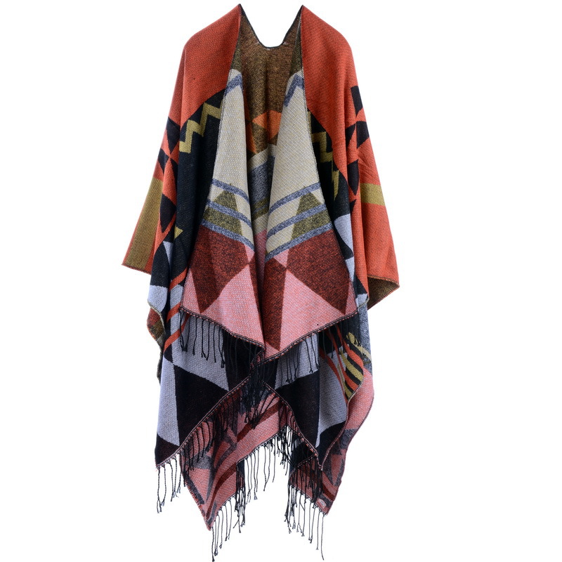 US$ 23.21 - BOHO Tassel Shawl Women Cashmere Imitation Wool Scarf Plaid ...