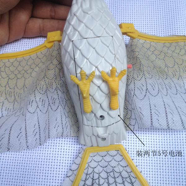Electric bird silent electric model Bird -shaped toys hanging line…