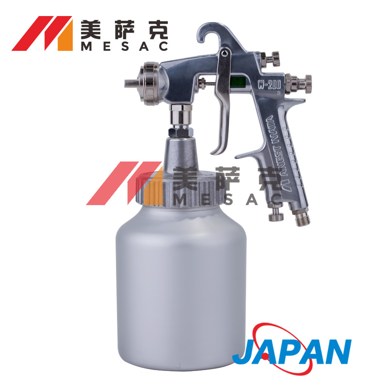 日本岩田W-2003喷枪下壶高粘度喷枪胶水喷枪粘合剂喷漆枪胶衣喷枪