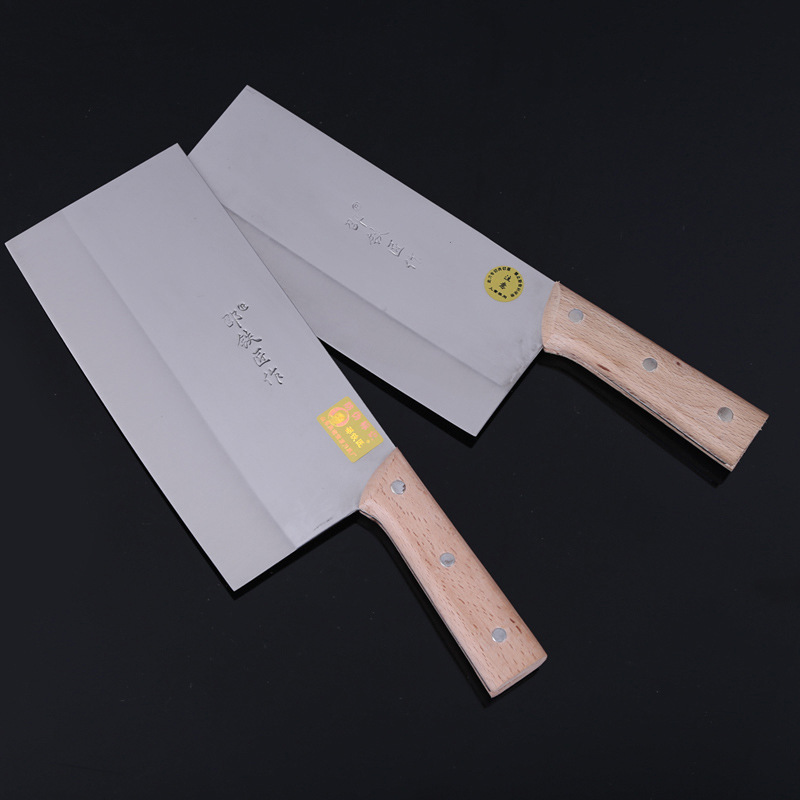 Manufactor Direct selling Wooden handle Kitchen Knife section kitchen knife Stainless steel Chop bone knife multi-function Kitchen knife