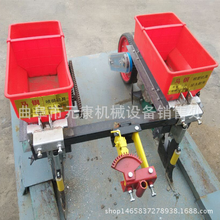 供应手扶汽油播种机 元康可调株距播种机