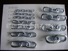 现货供应DIN766铁链条 镀锌链条 DIN764链条