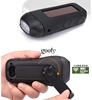 goofy Outdoor camping Hand shake Meet an emergency electricity generation output mobile phone charge LED Solar Flashlight 213