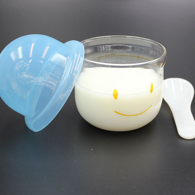 日本母婴用品蘑菇头玻璃碗 儿童老人蒸饭器  多功能微波炉蒸碗|ms