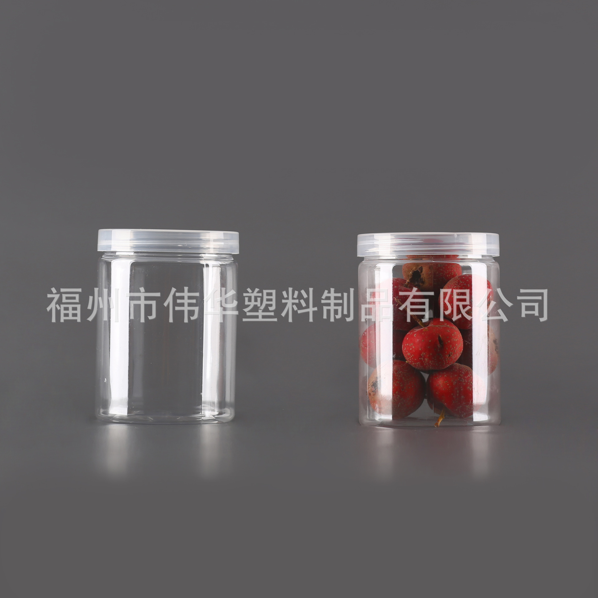 7.5*10福建厂家直销 PET罐 透明 塑料罐 塑料圆罐 食品罐 塑料瓶