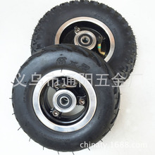 F0快轮电动滑板车充气后轮6*2轮胎带铝合金6寸轮毂替换原装后轮