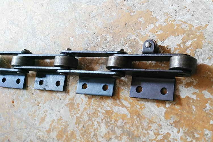 厂家直销 P100/150/200节距链条 带弯板带立轮链条 链板线链条|ru