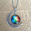 Starry sky, pendant, European style, ebay, with gem