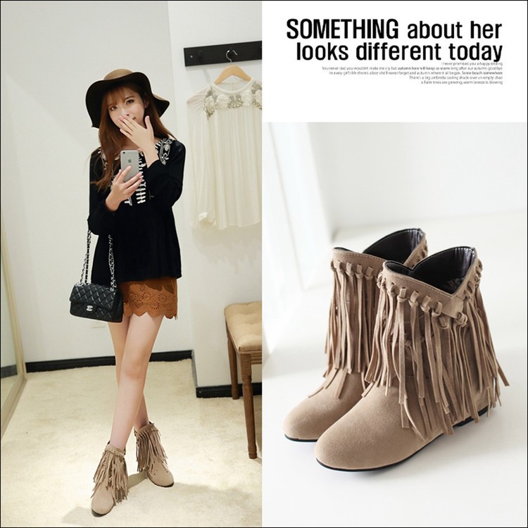 Bottes femme en PU artificiel - Ref 3355230 Image 37