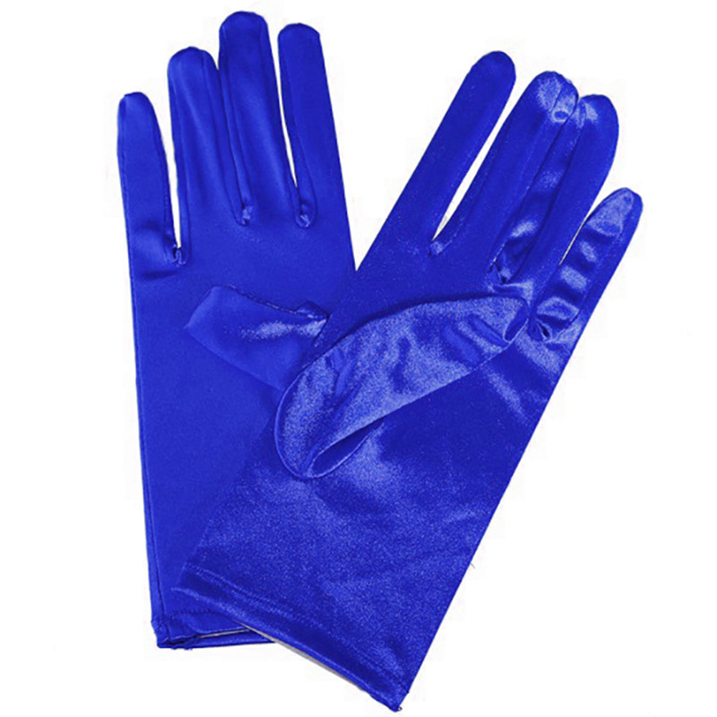 55g Weight Gloves Classification Satin Fabric Type 1 Pair Quantity Solid Color Pattern Women'S Gender Simple Style Style Women's Simple Style Solid Color Satin Gloves 1 Pair 16