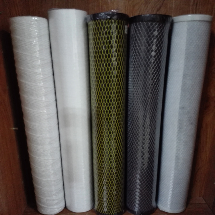 厂家批发 优质黄网碳纤维滤芯 10寸 20寸 高效活性炭碳纤维滤芯