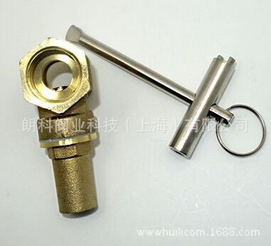 上海朗科阀门供应黄铜带锁闸阀 表前阀高档黄铜带锁闸阀